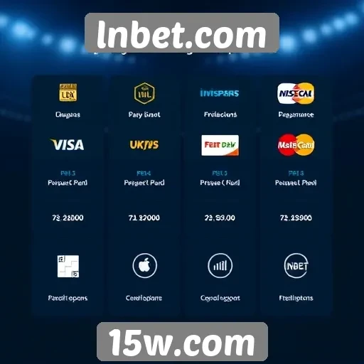 Opções de pagamento disponíveis no site lnbet